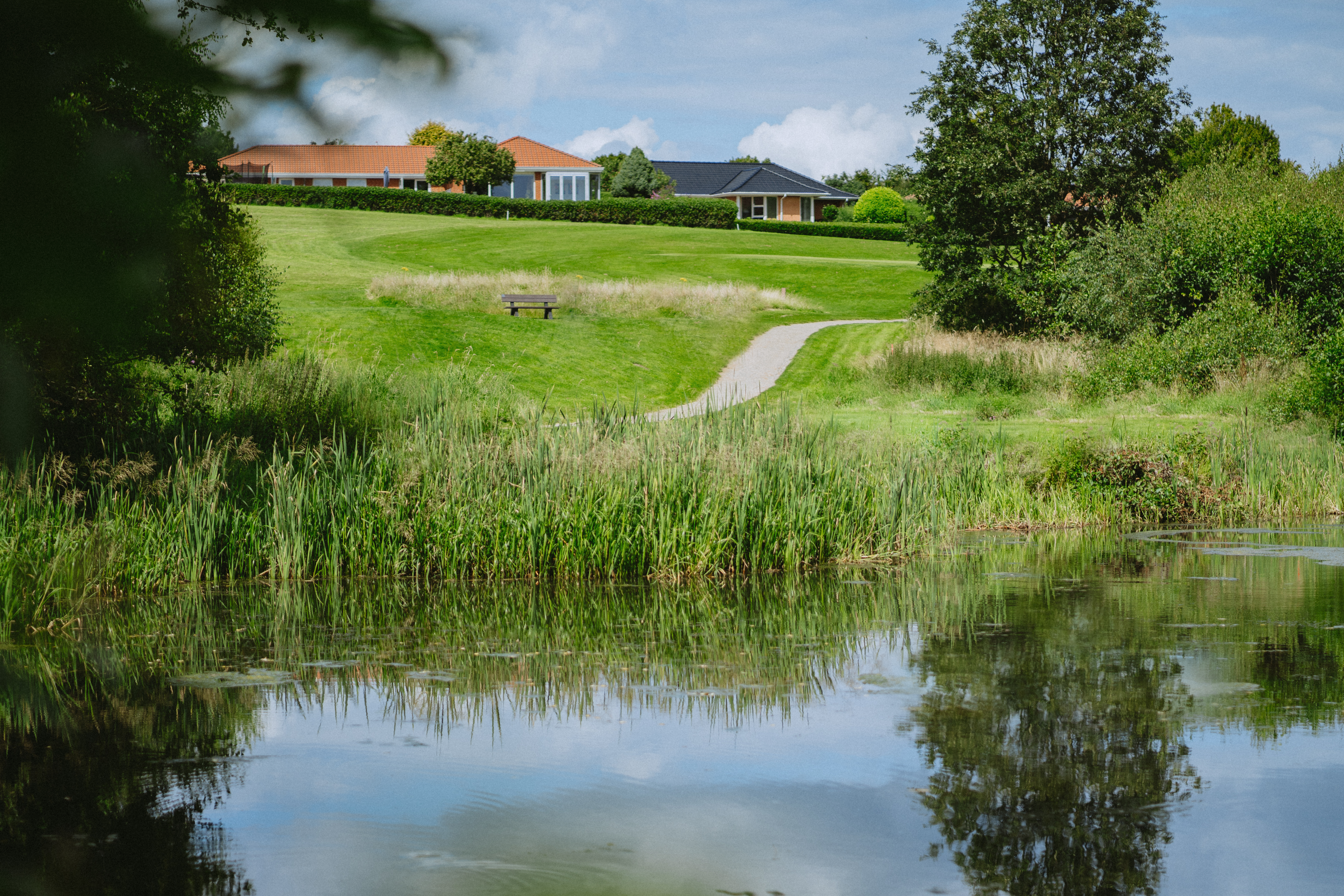 Huse ved golfbanen