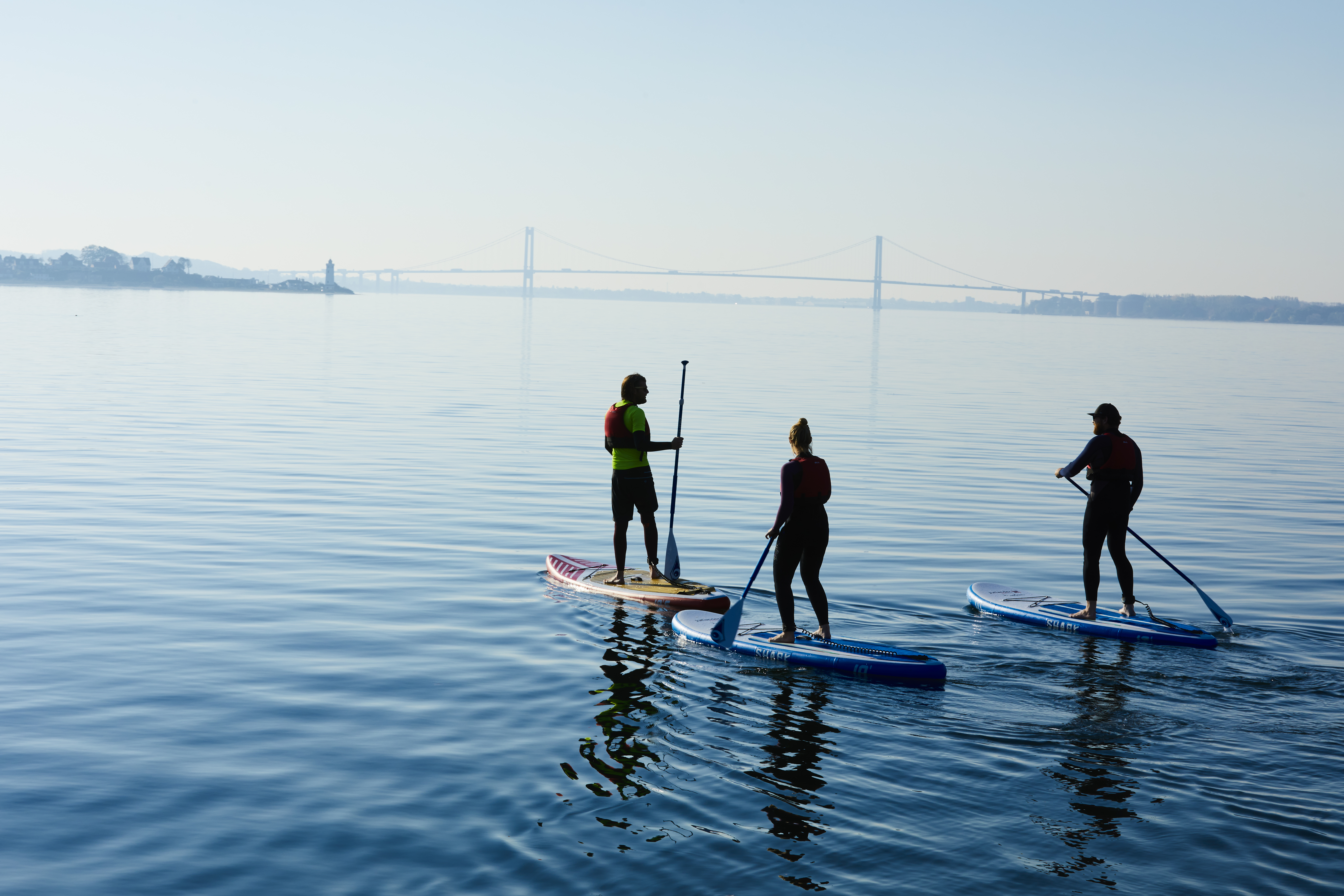 Stand up paddling på Lillebælt