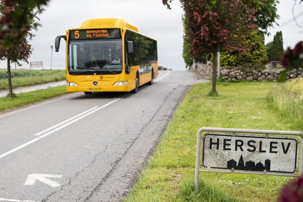 Bybus ved Herslev